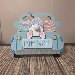 COPY - Rae Dunn Happy Easter Wooden Car